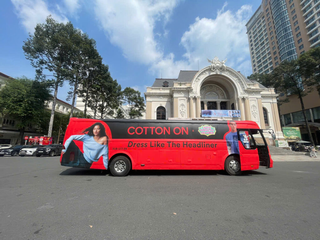 ảnh quảng cáo bus