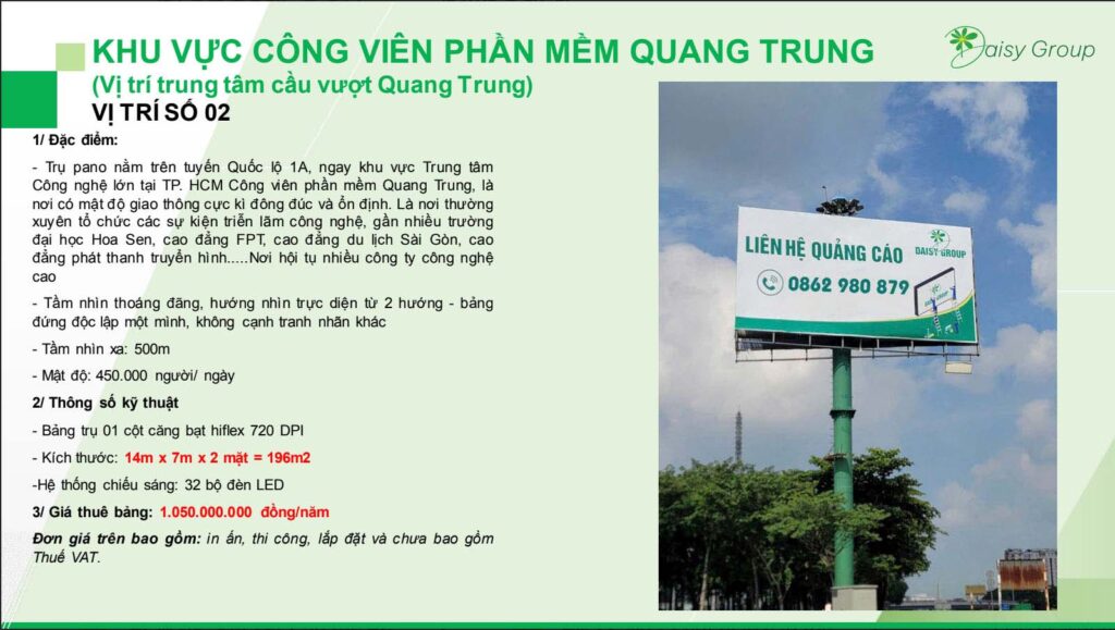 Billboard Quận 12 Cho Thuê