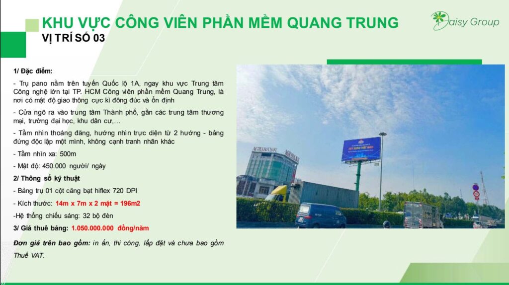 Billboard Quận 12 Cho Thuê