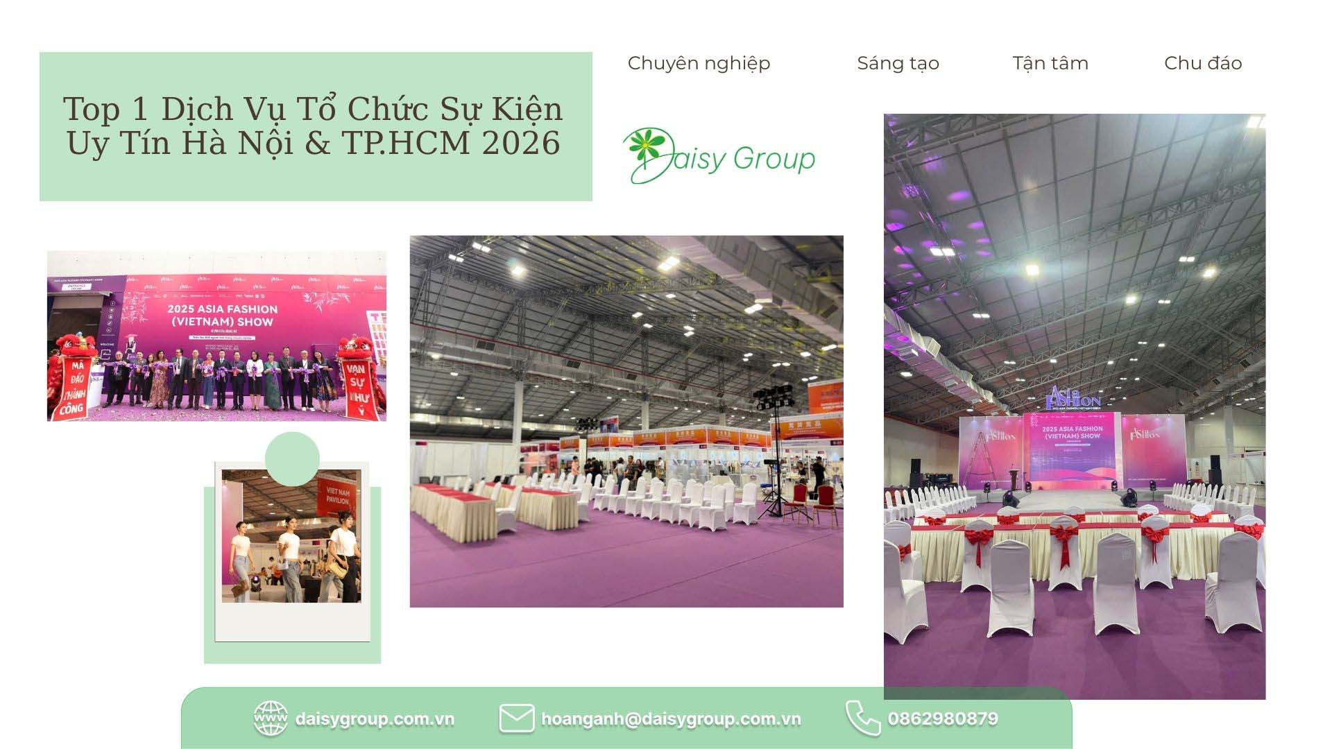 Top 1 Dịch Vụ Tổ Chức Sự Kiện Uy Tín Hà Nội & TP.HCM 2026