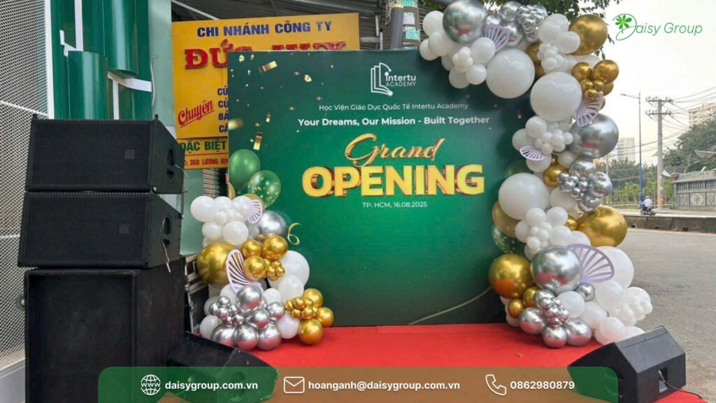 Dịch Vụ Thi Công Backdrop Sự Kiện Giá Tốt - Uy Tín