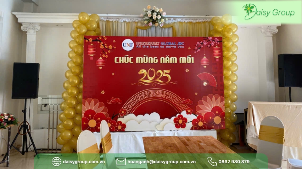 Thi Công Background Tết Nguyên Đán Trọn Gói Toàn Quốc
